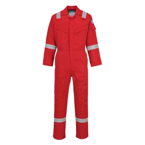 Portwest FR21 Mono super-ligero, resistente a la llama y antiestático 210g Rouge - Talla XXXL - Estándar