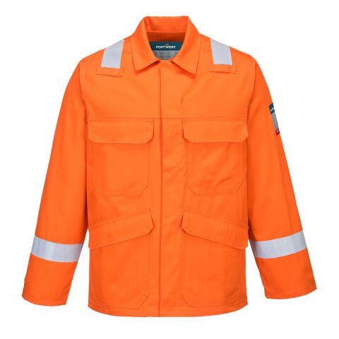 Portwest FR25 Chaqueta Bizflame Plus Orange - Talla XXXL