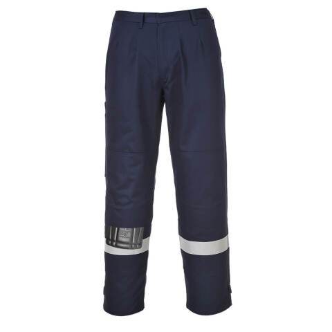 Portwest FR26 Pantalón Bizflame Plus Marine - Talla XXXL - Estándar