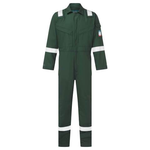 Portwest FR28 Mono ligero ignífugo y antiestático 280g Vert - Talla XXXL - Estándar