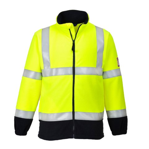 Portwest FR31 Forro polar FR Modaflame Anti-Static Hi-Vis Jaune - Talla XL