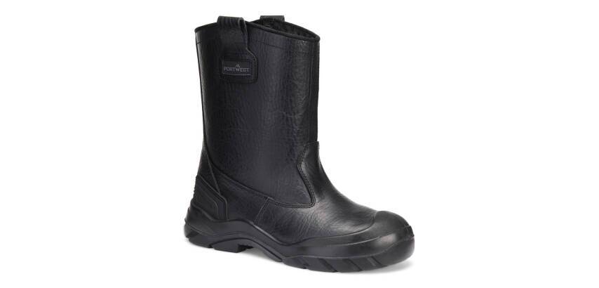 Portwest FT23 Botte Rigger Hiver Cuir Acier S3 CI HI FO SC SR