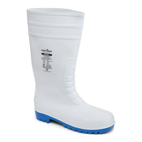 Portwest FW95 Bota Wellington Total Safety S5, Blanc - Talla 48