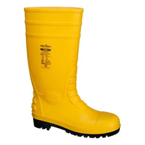 Portwest FW95 Bota Wellington Total Safety S5, Jaune - Talla 42