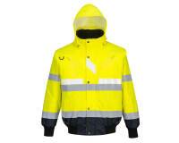 Portwest G465 Cazadora 2 en 1 de alta visibilidad Contrast Jaune/Marine - Talla S