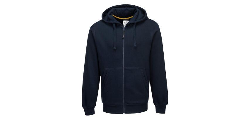 Portwest KS31 Kapuzen-Sweatshirt mit Reißverschluss Nickel