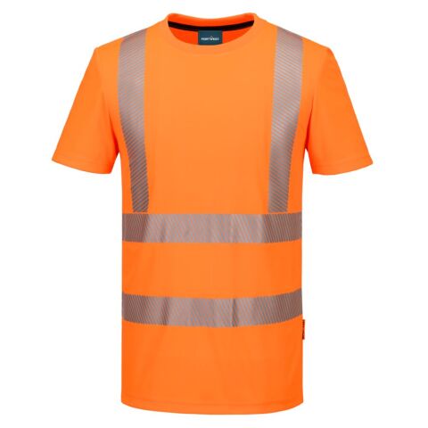 Portwest KX301 Camiseta deportiva de manga corta KX3 Hi-Vis Sports Orange - Talla XXXL