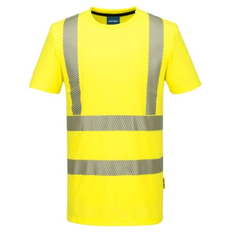 Portwest KX301 Camiseta deportiva de manga corta KX3 Hi-Vis Sports Jaune - Talla XXXL