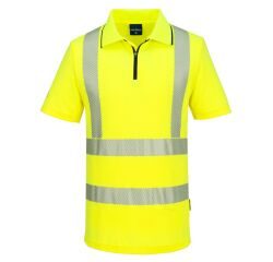 Portwest KX302 KX3 Hi-Vis polo korte mouw met rits