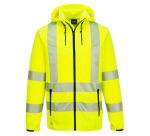 Portwest KX303 Kapuzen-Sweatshirt mit Reißverschluss HV KX3