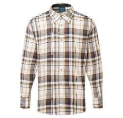 Portwest KX370 Camisa de trabajo KX3 de cuadros Carreaux marrons - Talla L