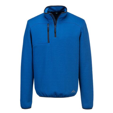 Portwest KX376 Sudadera KX3 Textured con cremallera 1/4 Bleu quartz - Talla XXXL