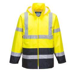 Portwest H443 Chaqueta de alta visibilidad para lluvia Classic Contrast