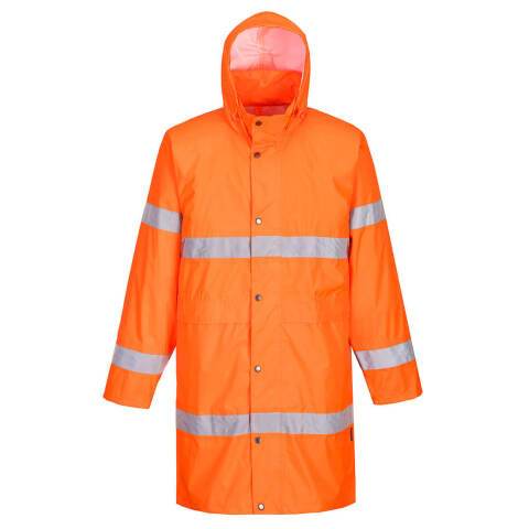 Portwest H442 Gabardina de alta visibilidad 100cm Orange - Talla XS