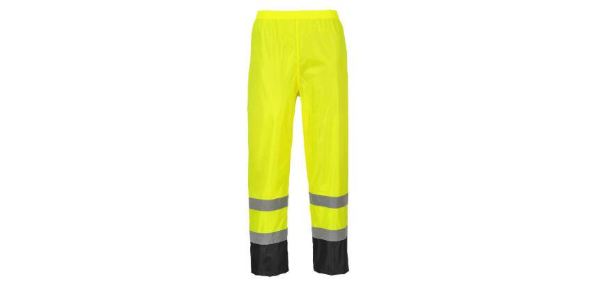 Portwest H444 Pantalon de pluie Hi-Vis bicolore