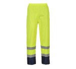Portwest H444 Pantalon de pluie Hi-Vis bicolore