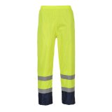 Portwest H444 Pantalone Classic Bicolore - Impermeabile Hi-Vis