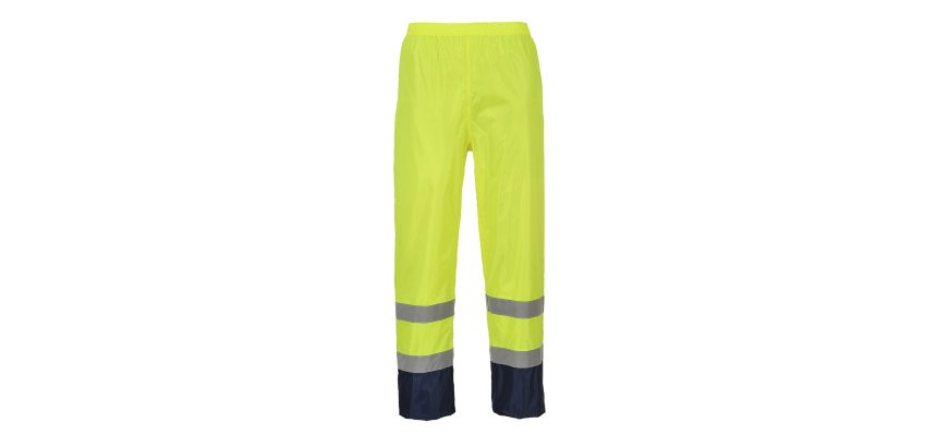 Portwest H444 Pantalon de pluie Hi-Vis bicolore