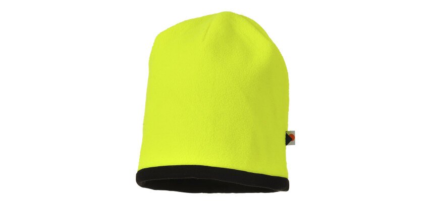 Portwest HA14 Gorro reversible de alta visibilidad Beanie Jaune/Noir