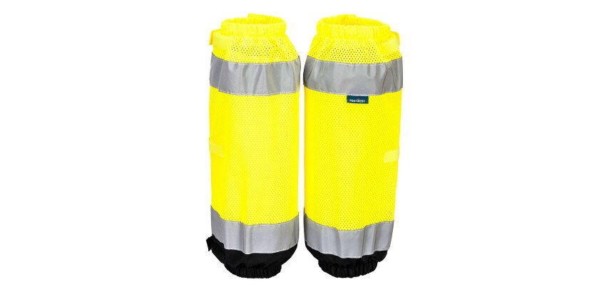 Portwest HV389 Guêtres HV contrastées Jaune/Noir