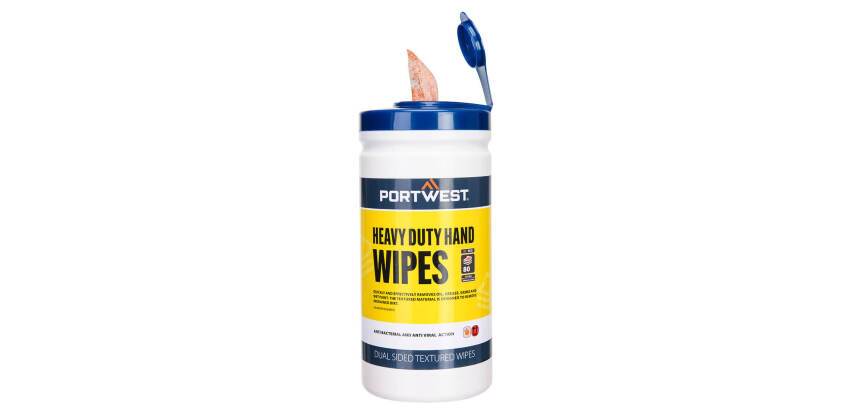 Portwest IW30 Lingettes Usage Industriel (80 lingettes) Orange
