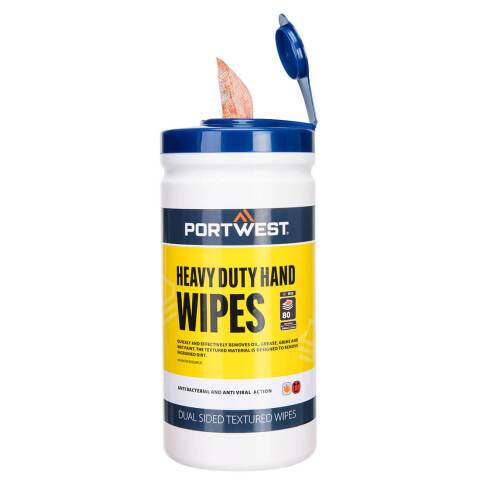 Portwest IW30 Toallitas Heavy Duty (50 Toallitas) Orange
