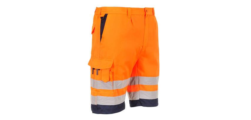 Portwest L043 Lightweight Poly-Cotton High Visibility Shorts