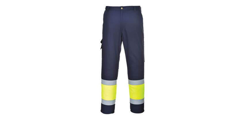 Portwest L049 Pantalon combat Hi-Vis Bicolore