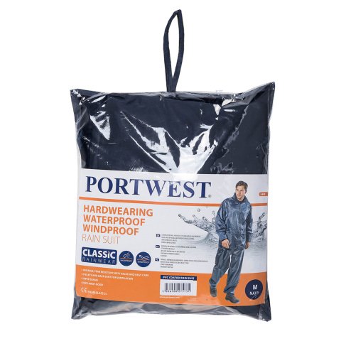 Portwest L440 Traje de agua Essentials (traje de 2 piezas) Marine - Talla XXXL