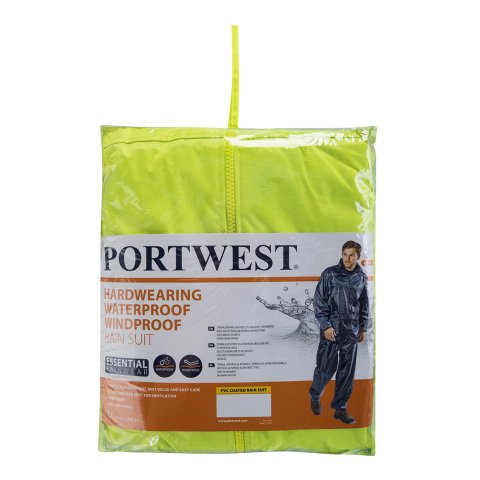 Portwest L440 Traje de agua Essentials (traje de 2 piezas) Jaune - Talla XXXL