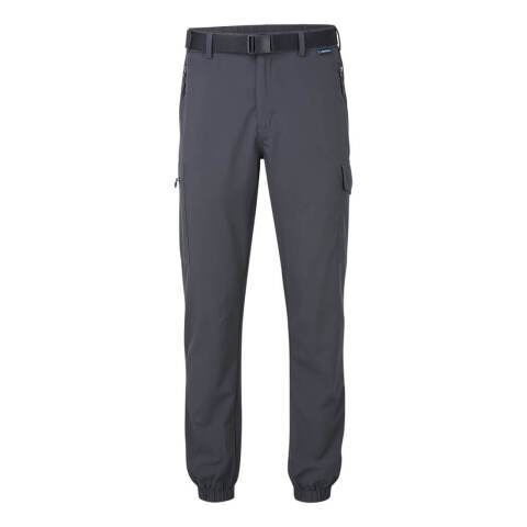 Portwest L712 Pantalón Stretch Lightweight Cuffed Gris Métal - Talla 46 - Estándar