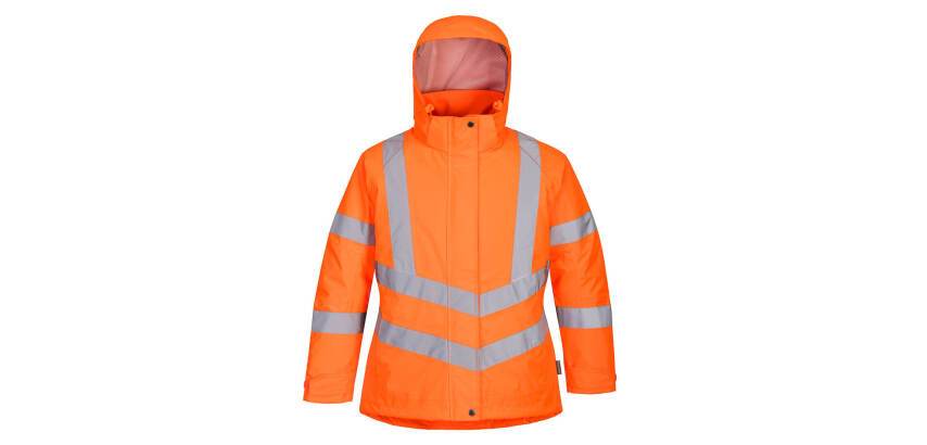 Portwest LW74 Damen Winterparka mit hoher Sichtbarkeit