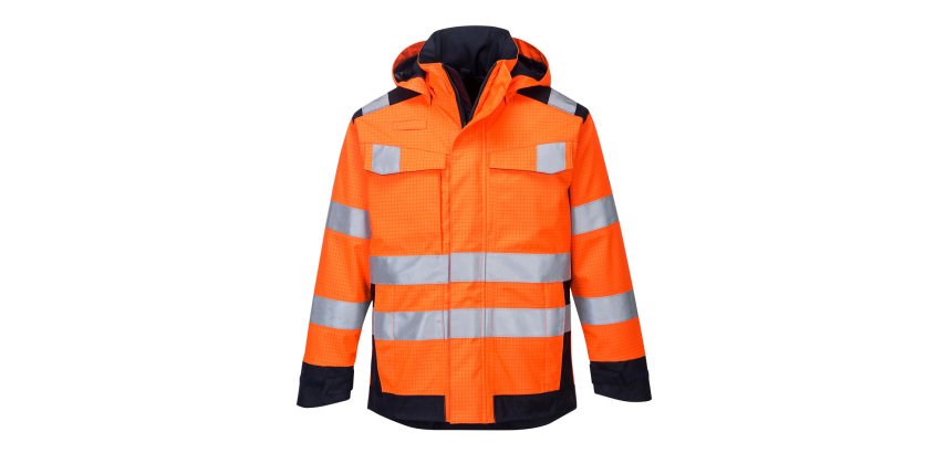 Portwest MV70 Giacca Modaflame impermeabile multi norma Arco elettrico
