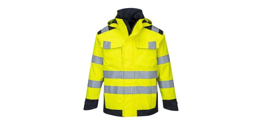 Portwest MV70 Giacca Modaflame impermeabile multi norma Arco elettrico