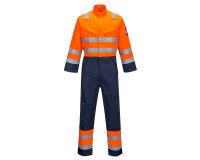 Portwest MV29 Buzo Modaflame RIS naranja/marino