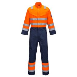 Portwest MV29 Buzo Modaflame RIS naranja/marino