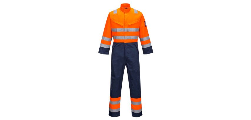 Portwest MV29 Combinaison HV Modflame RIS Marine/Orange