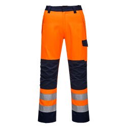 Portwest MV36 Pantalón Modaflame RIS naranja/marino