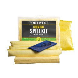 Portwest SM91 Kit assorbente per prodotti chimici da 50 litri Jaune