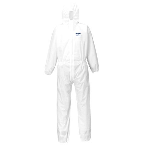 Portwest ST30 Mono BizTex SMS, tipo 5/6 (pack 50) Blanc - Talla S - Estándar