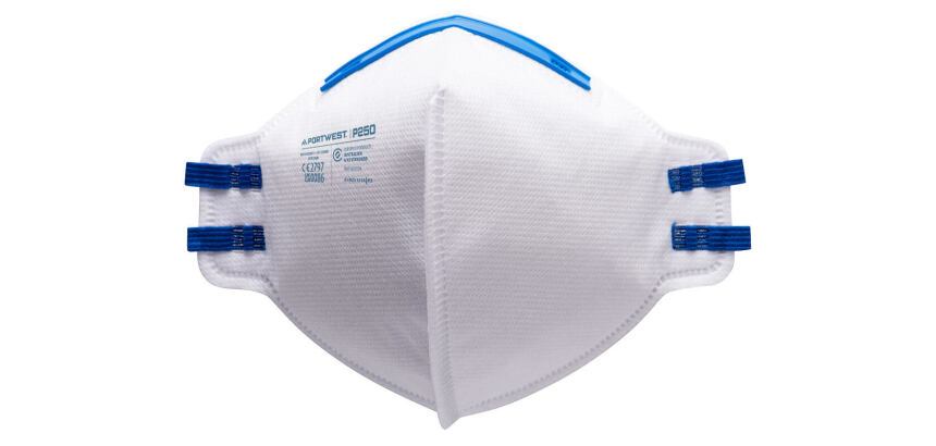 Portwest P250 Masque pliable FFP2, blanc - Lot de 20