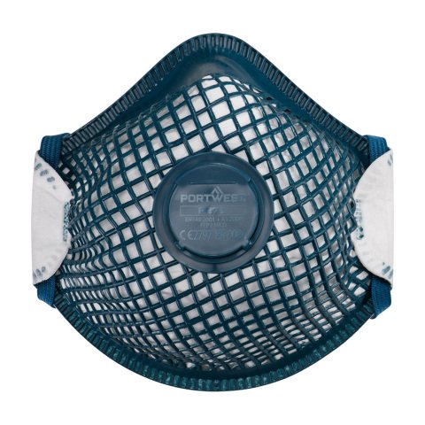 Portwest P271 Mascarilla ERGONET Dolomite con carbón y válvula FFP2 (pack 10) Blanc
