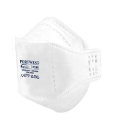 Portwest P290 Masque plat pliable EAGLE FFP2 Dolomite, blanc - Lot de 10