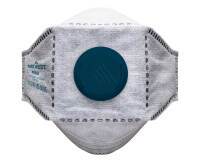 Portwest P292 Mascarilla EAGLE plegable con carbono y válvula FFP2 (Pack10) Blanc