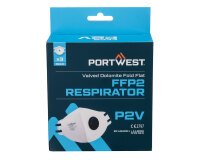Portwest P210 Mascarilla Dolomite plegable con válvula FFP2 (Pack 3) Blanc
