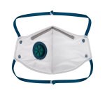 Portwest P210 Masque pliable FFP2 à soupape Dolomite (3 pcs) Blanc