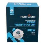 Portwest P211 Mascarilla moldeada con válvula FFP2 Blanc
