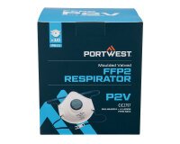 Portwest P211 Mascarilla moldeada con válvula FFP2 Blanc