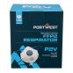 Portwest P211 Mascarilla moldeada con válvula FFP2 Blanc