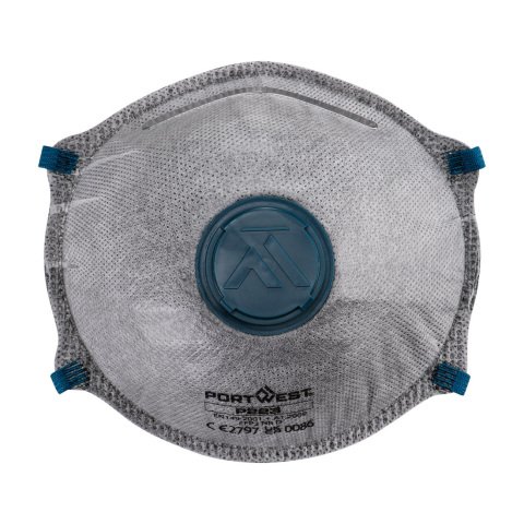 Portwest P223 Mascarilla Dolimite con carbón y válvula FFP2 Blanc